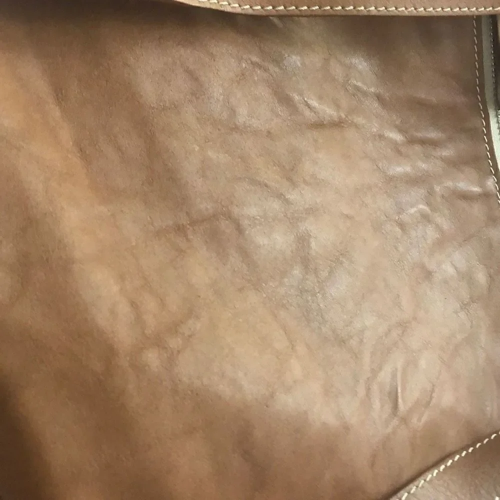 Antonio Cristano Italy tan leather nap sack backpack